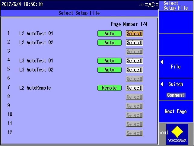 AQ1301选择配置文件